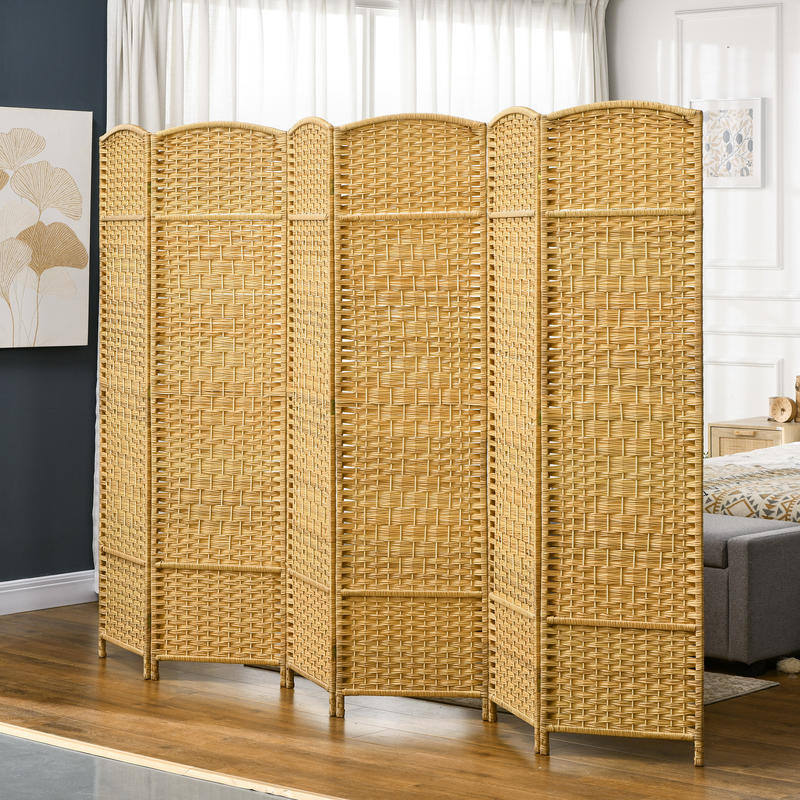 HOMCOM Folding Room Divider Sc - Room Divider Screen ulasan dan harga