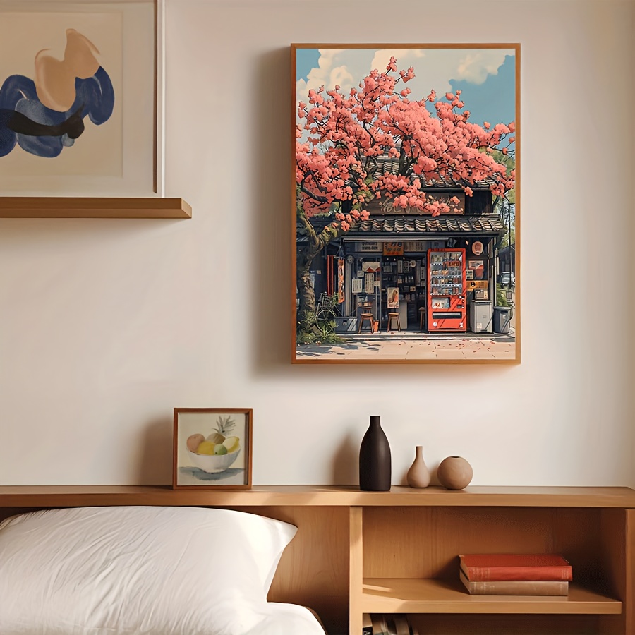 Japanese Anime Shop Cherry Blo - Home Decor Japandi Style ulasan dan harga