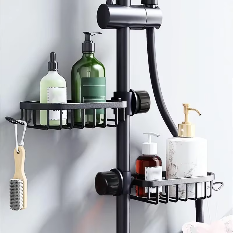 Adjustable Aluminum Bathroom S - Woven Wall Basket ulasan dan harga