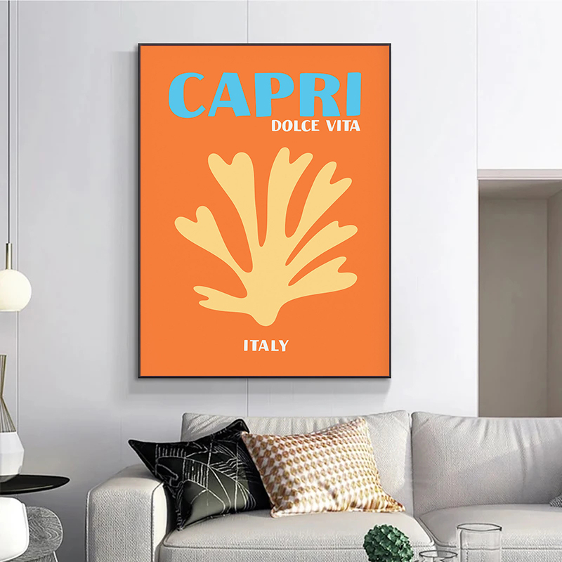Abstract Preppy Travel Miami I - Home Decor Bali ulasan dan harga