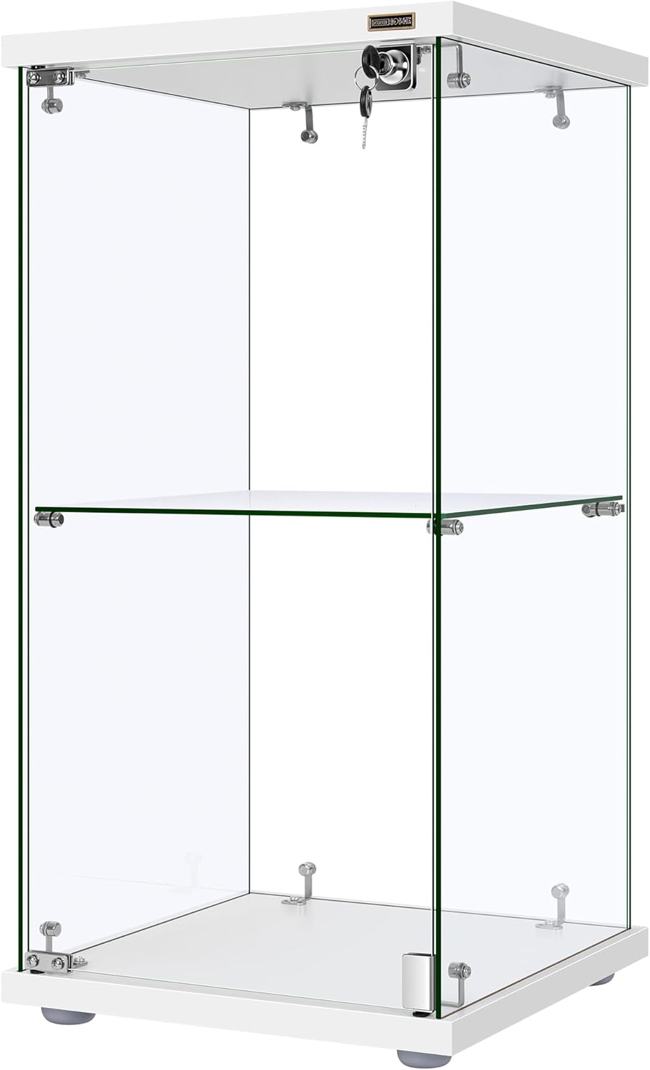 Glass Display Cabinet with Loc - H&M Home Decor ulasan dan harga