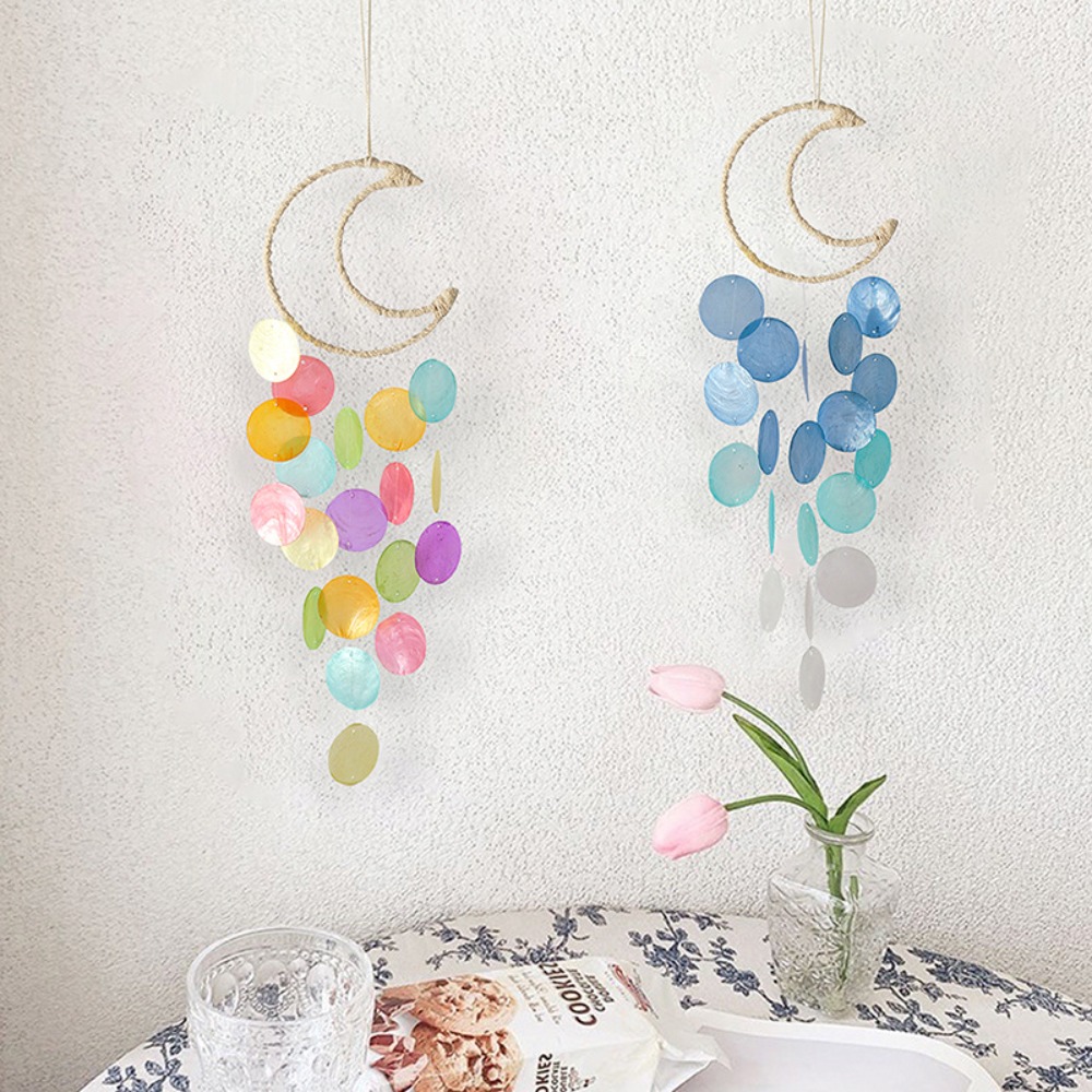 INS Kids Home Decor Natural Sh - Boho Wind Chimes ulasan dan harga