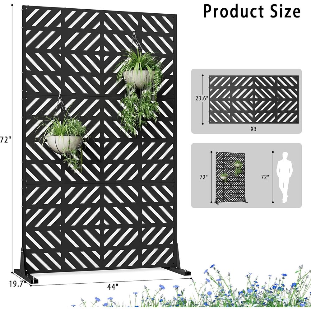 6ft Tall Outdoor Decorative Pr - Room Divider Screen ulasan dan harga