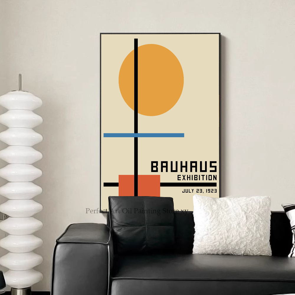 Bauhaus Geometric Exhibition P - Home Decor Exhibition ulasan dan harga