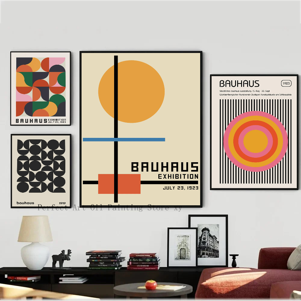 Bauhaus Geometric Exhibition P - Home Decor Exhibition ulasan dan harga