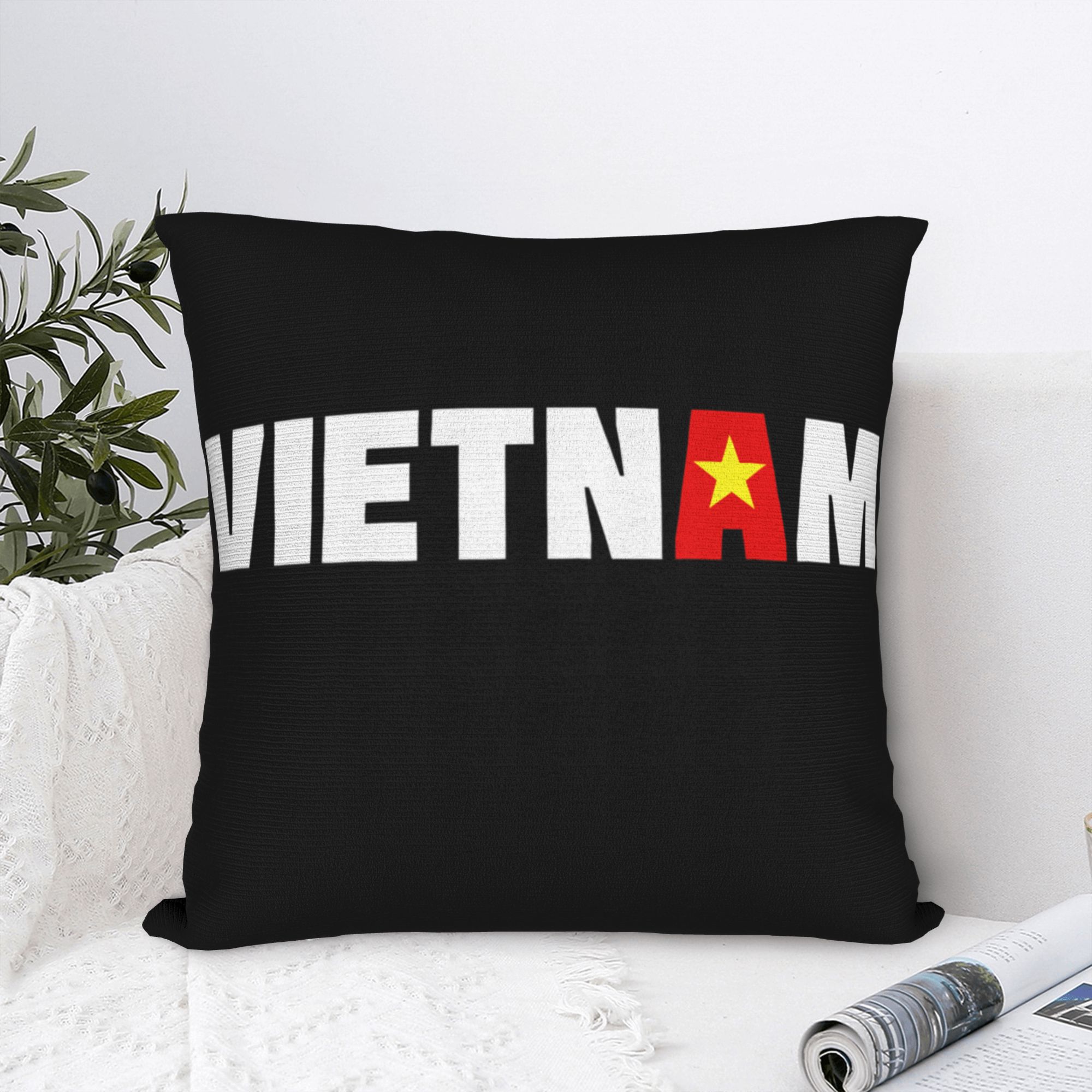 Vietnam Flag Yellow Star Asia  - Home Decor Vietnam ulasan dan harga