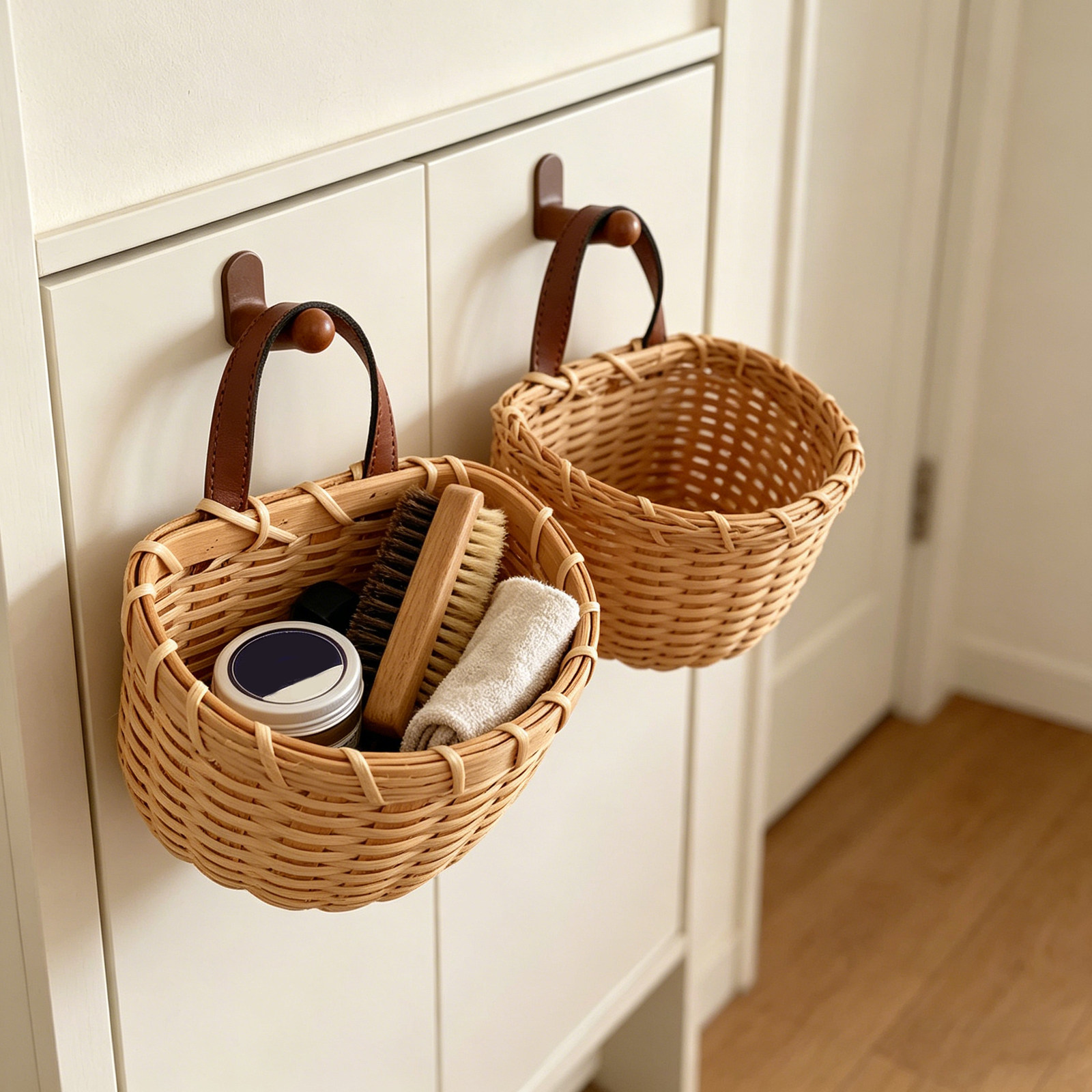 Wall Mounted Woven Wicker Hang - Woven Wall Basket ulasan dan harga