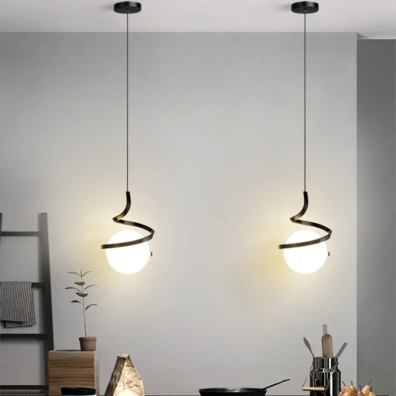 Nordic LED Pendant Light Bedro - Hanging Moon Lamp ulasan dan harga