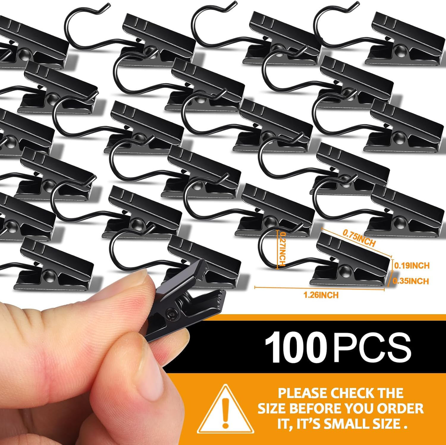 100 Pack Small Curtain Clips f - String Curtain Light ulasan dan harga