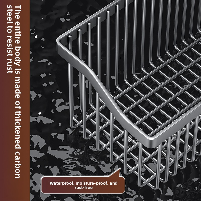 No-Drill Multifunctional Wall- - Woven Wall Basket ulasan dan harga