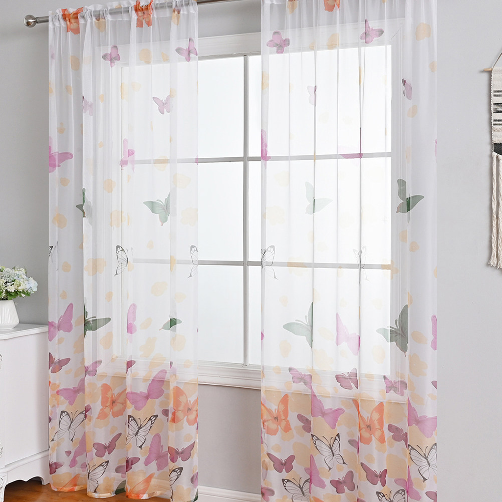 Sheer Curtain Panels Elegant H - Home Decor Curtain ulasan dan harga