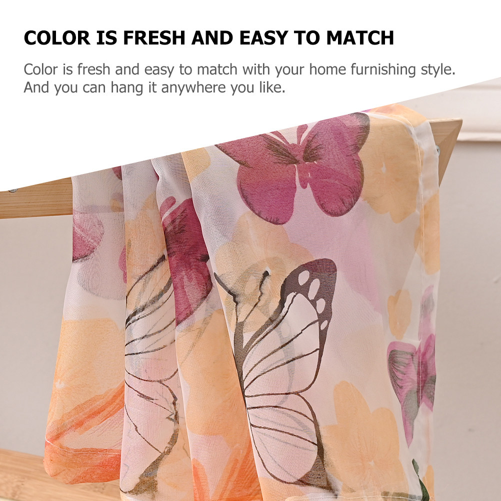 Sheer Curtain Panels Elegant H - Home Decor Curtain ulasan dan harga