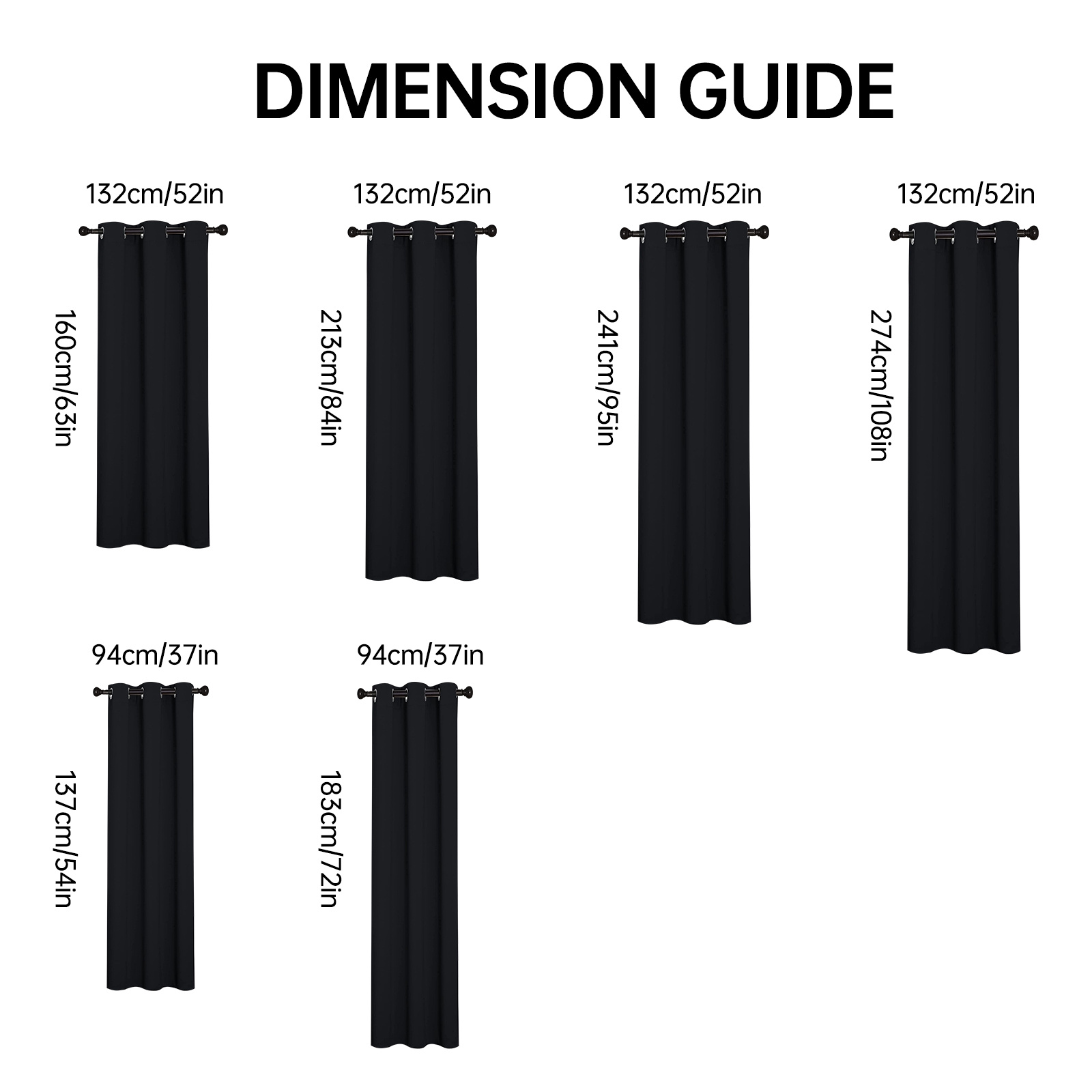 4 Panels 100% Blackout Curtain - Home Decor Curtain ulasan dan harga