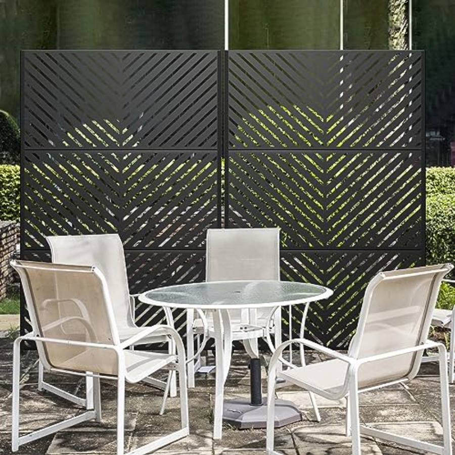 Metal Privacy Screen Outdoor 7 - H&M Home Decor ulasan dan harga