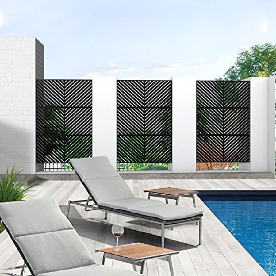 Metal Privacy Screen Outdoor 7 - H&M Home Decor ulasan dan harga