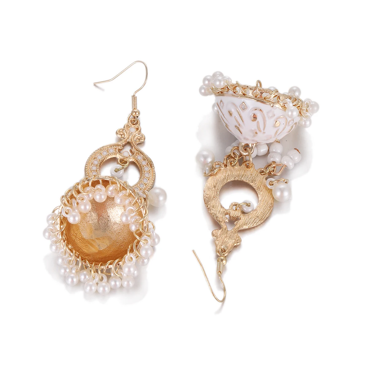 Boho White Enamel Indian Bell  - Boho Wind Chimes ulasan dan harga