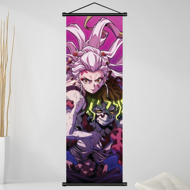 Demon Slayer Daki Hanging Scro - Home Decor Painting ulasan dan harga