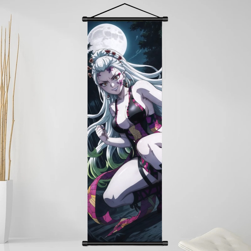 Demon Slayer Daki Hanging Scro - Home Decor Painting ulasan dan harga