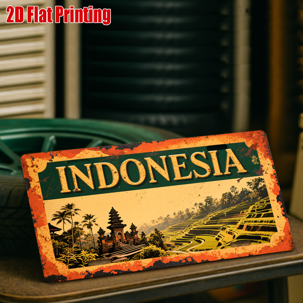 Indonesia Bali Landscape Tin S - Home Decor Bali ulasan dan harga