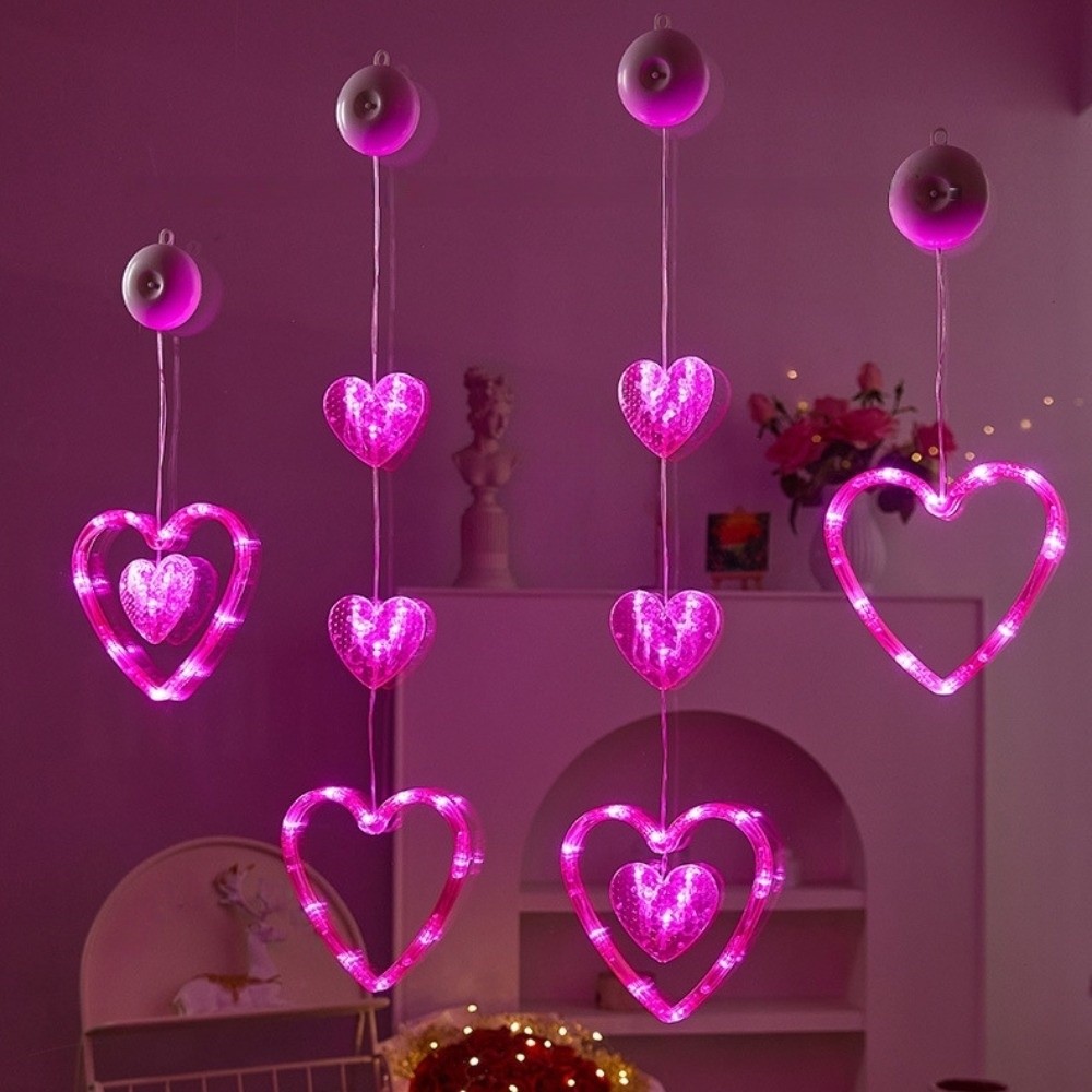 Creative Heart Curtain Fairy L - String Curtain Light ulasan dan harga