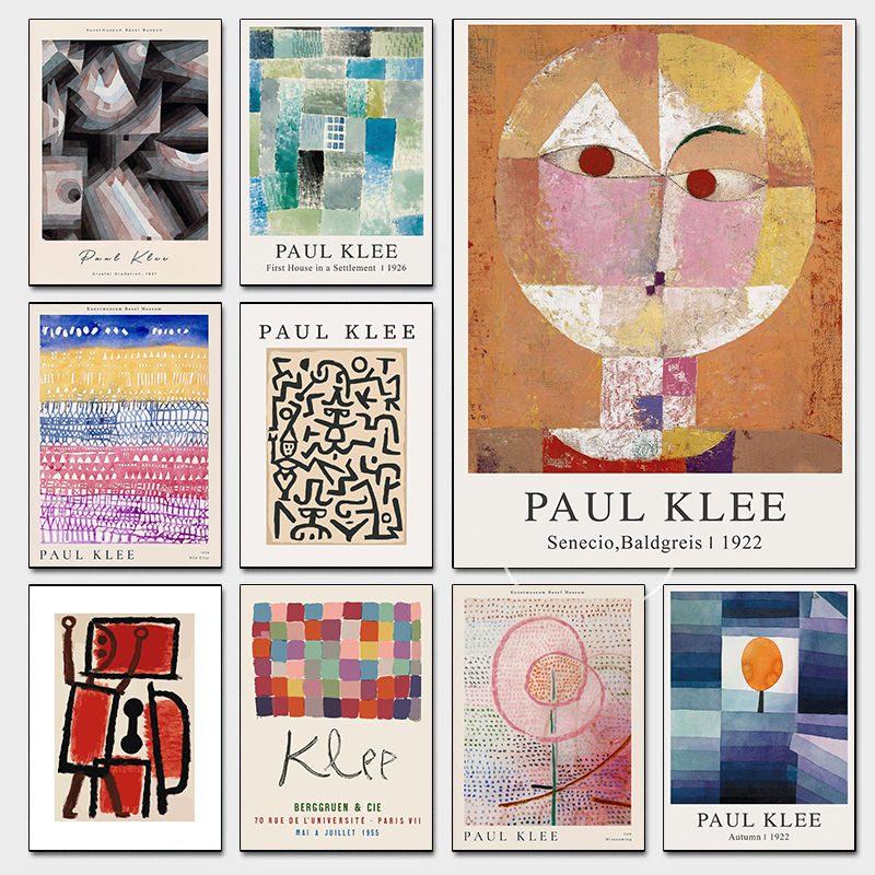 Modern Abstract Paul Klee Exhi - Home Decor Exhibition ulasan dan harga