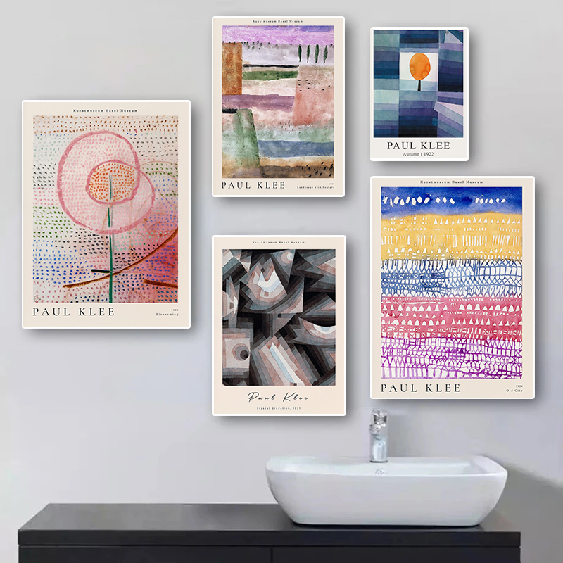 Modern Abstract Paul Klee Exhi - Home Decor Exhibition ulasan dan harga