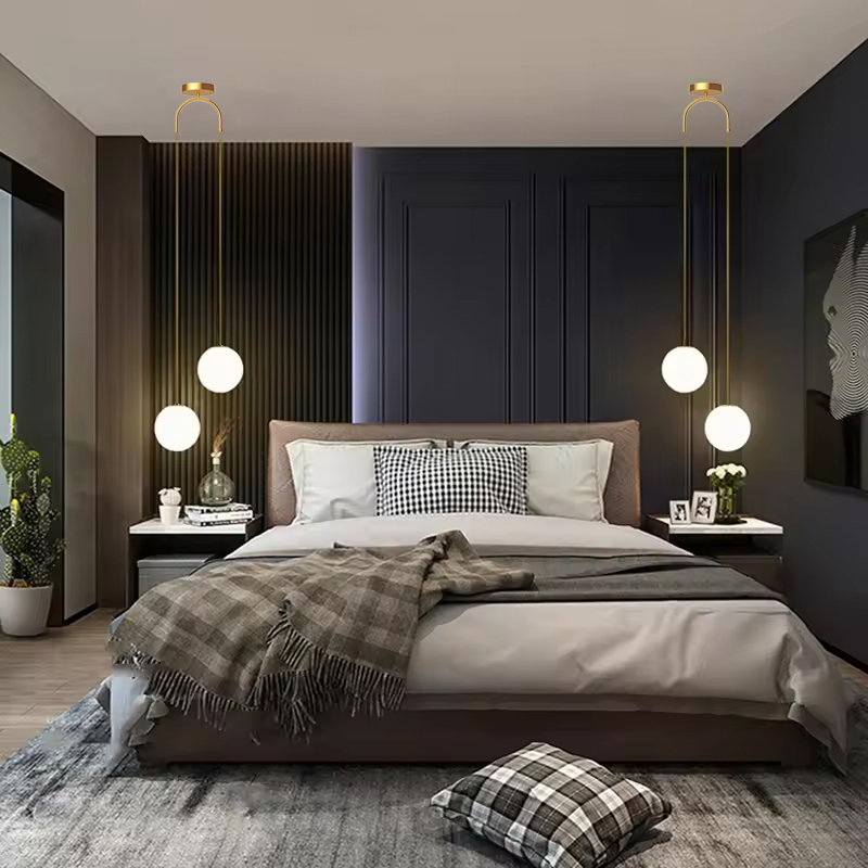 Bedroom Bedside Hanging Pendan - Hanging Moon Lamp ulasan dan harga