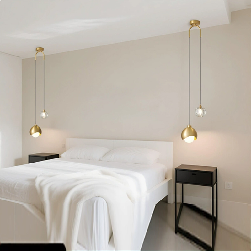 Bedroom Bedside Hanging Pendan - Hanging Moon Lamp ulasan dan harga