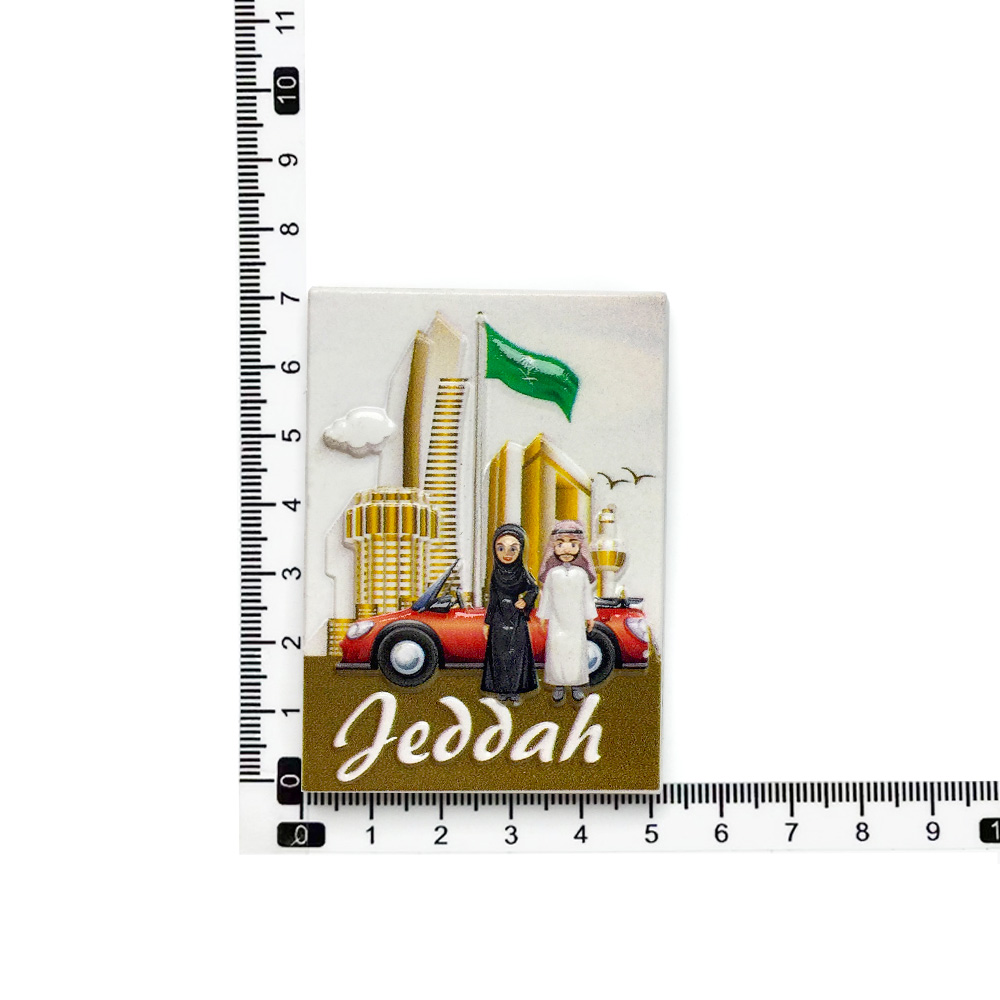 Jeddah 3D resin fridge magnets - Home Decor Jeddah ulasan dan harga