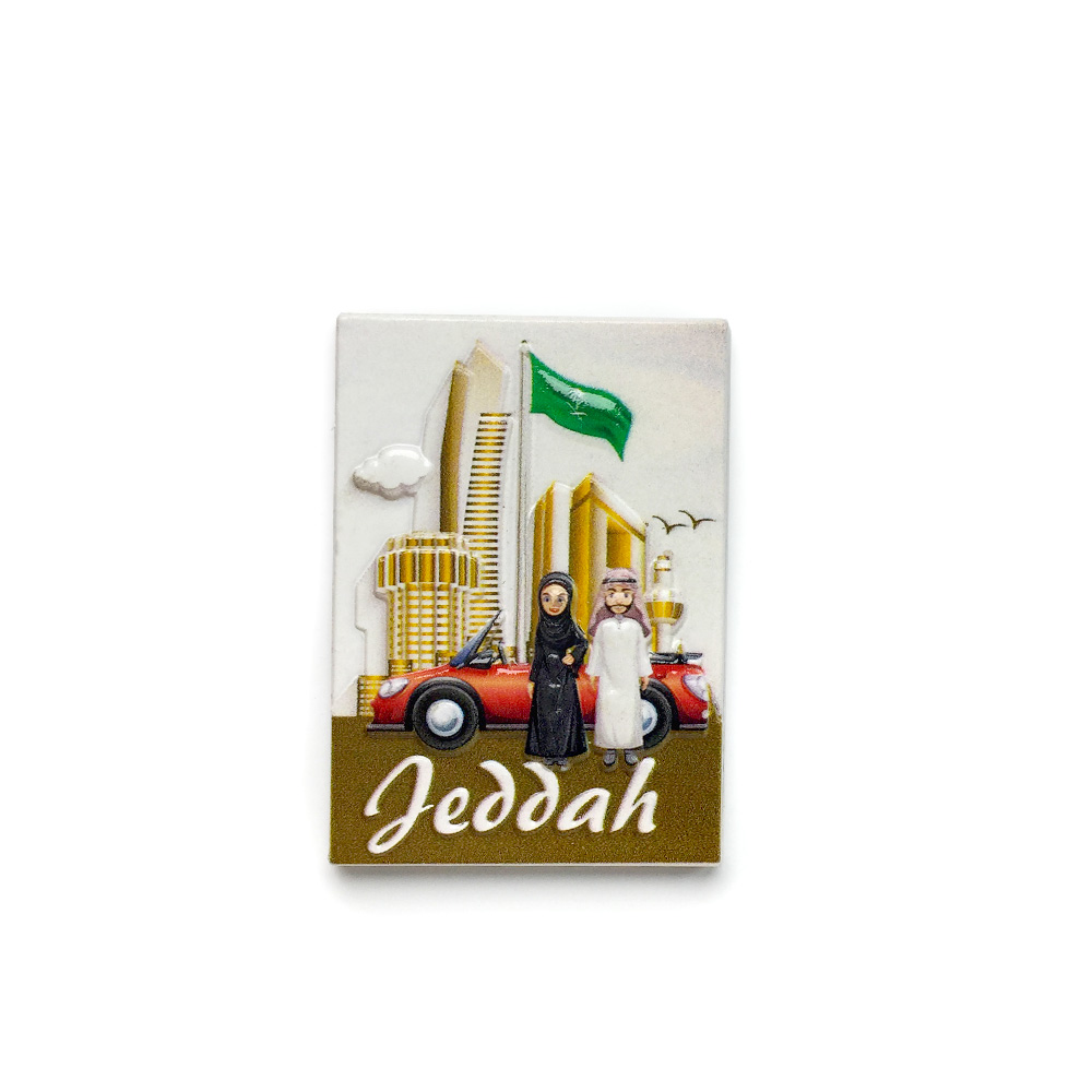 Jeddah 3D resin fridge magnets - Home Decor Jeddah ulasan dan harga