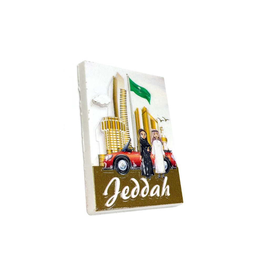 Jeddah 3D resin fridge magnets - Home Decor Jeddah ulasan dan harga