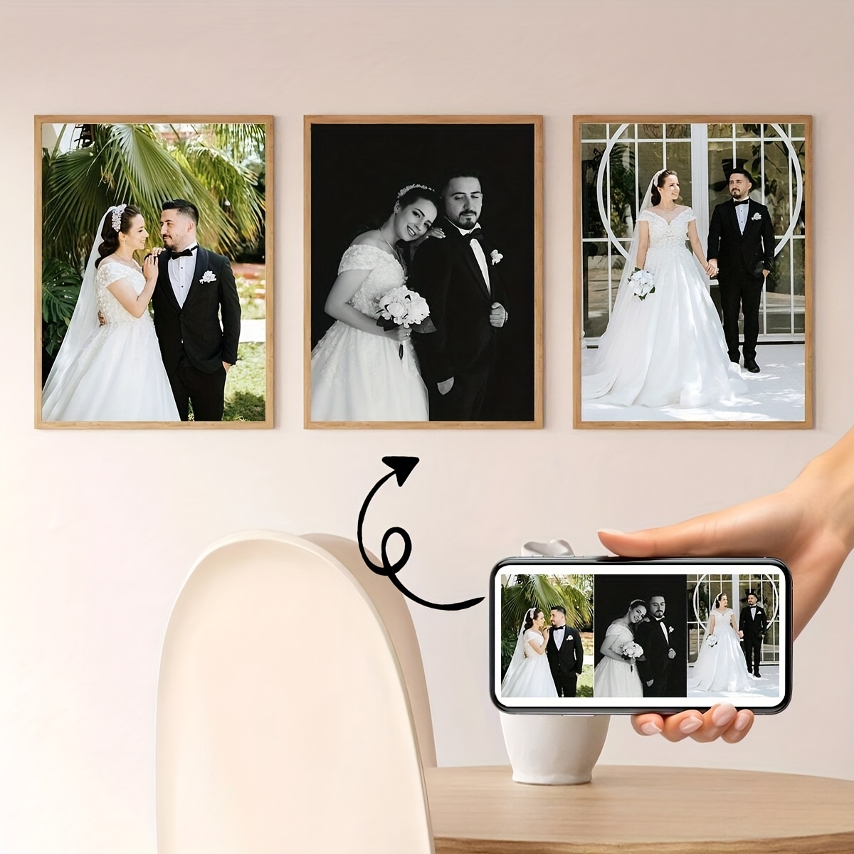 3pcs/set Custom Square Canvas  - Home Decor Painting ulasan dan harga