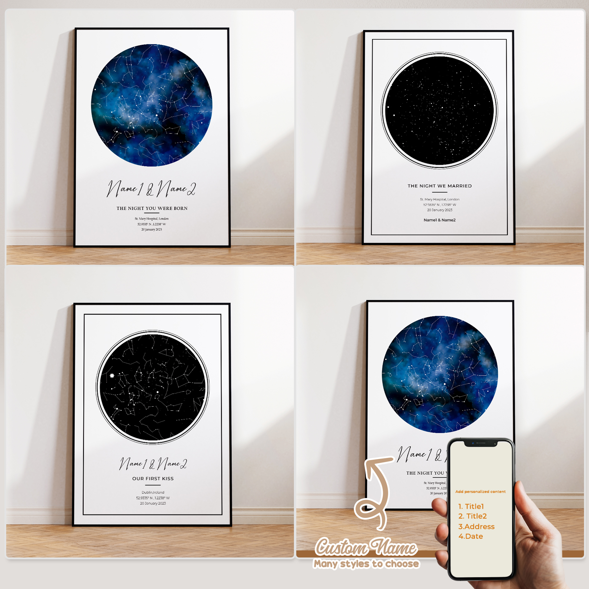 Modern Custom Personalized Nig - Home Decor Painting ulasan dan harga