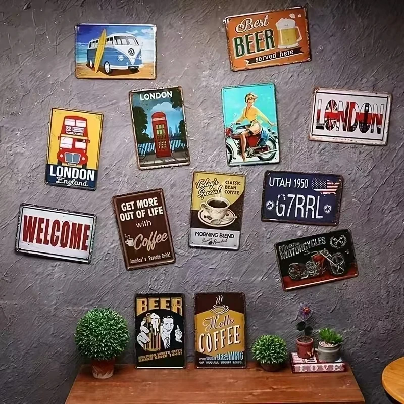 2D Aluminum Vintage 237 Sign P - Home Decor Ai Free ulasan dan harga