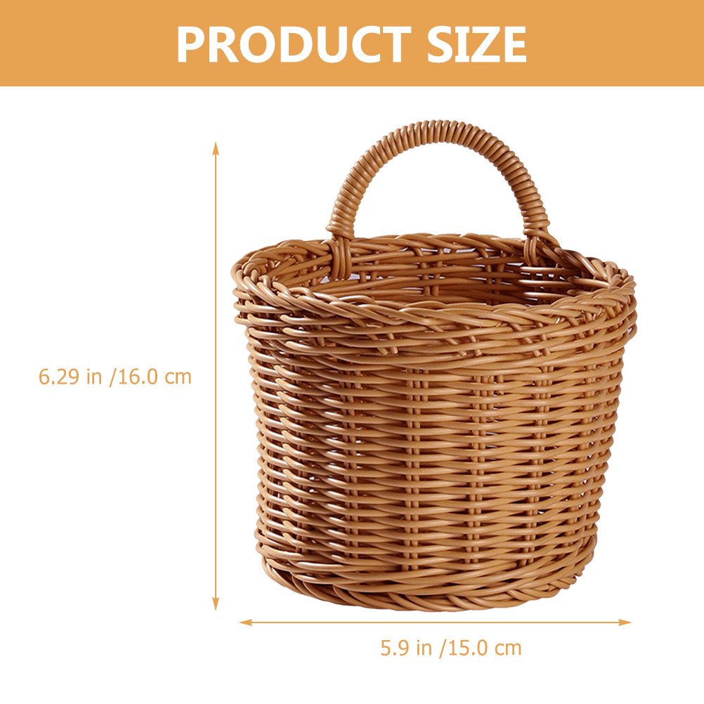 Imitation Woven Storage Basket - Woven Wall Basket ulasan dan harga