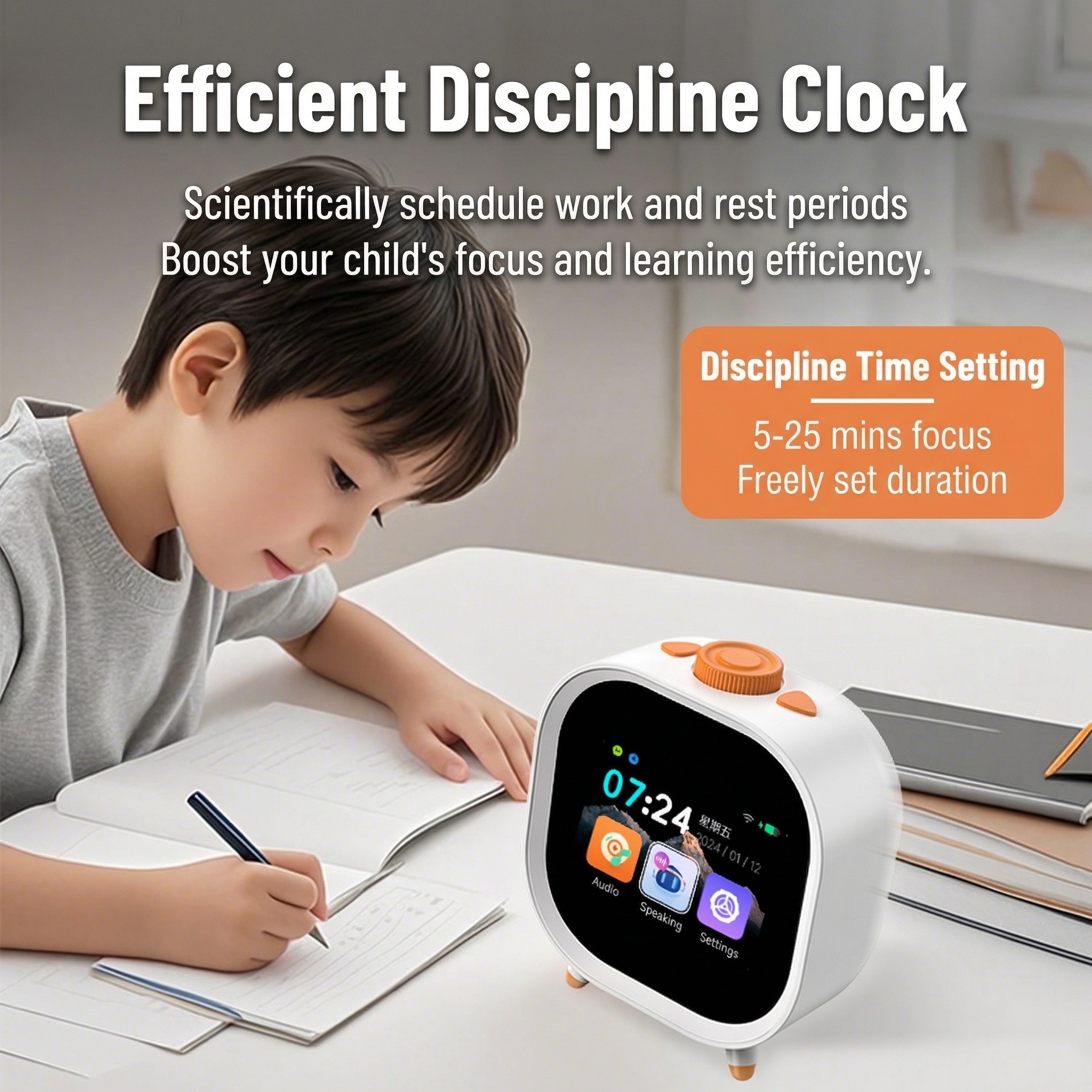 AI Voice Smart Alarm Clock WiF - Home Decor Ai Free ulasan dan harga