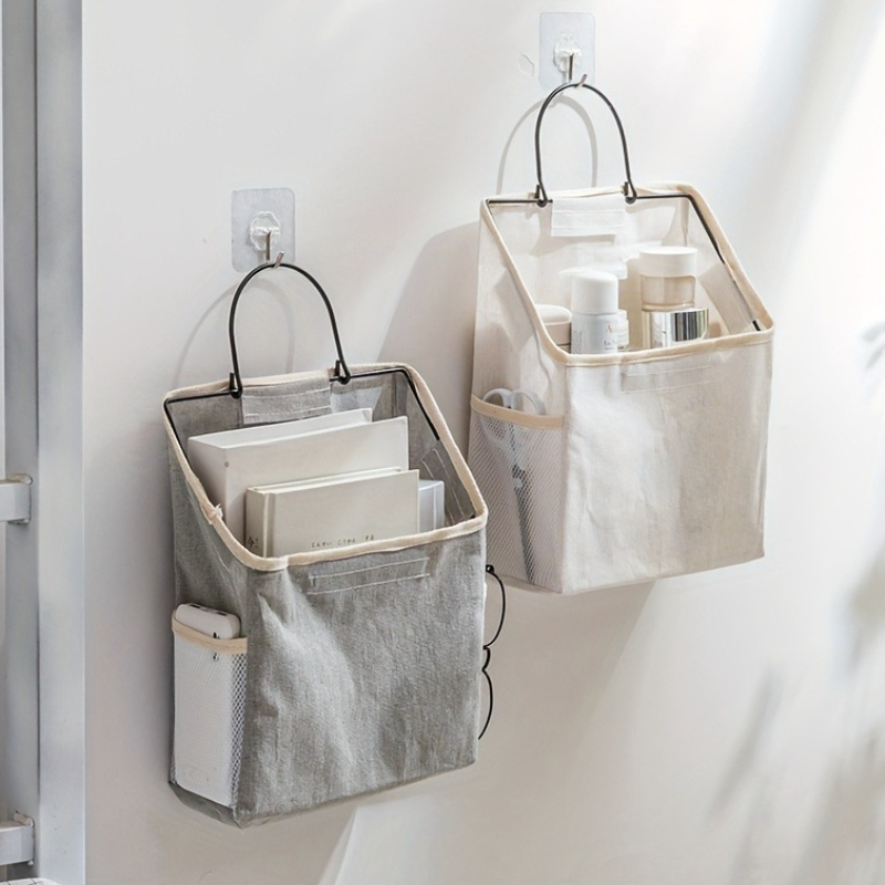 Wall-Hanging Storage Bags Desk - Woven Wall Basket ulasan dan harga