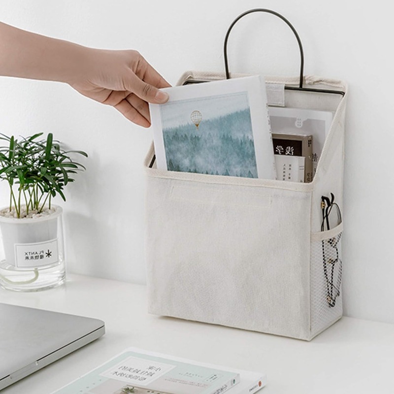 Wall-Hanging Storage Bags Desk - Woven Wall Basket ulasan dan harga