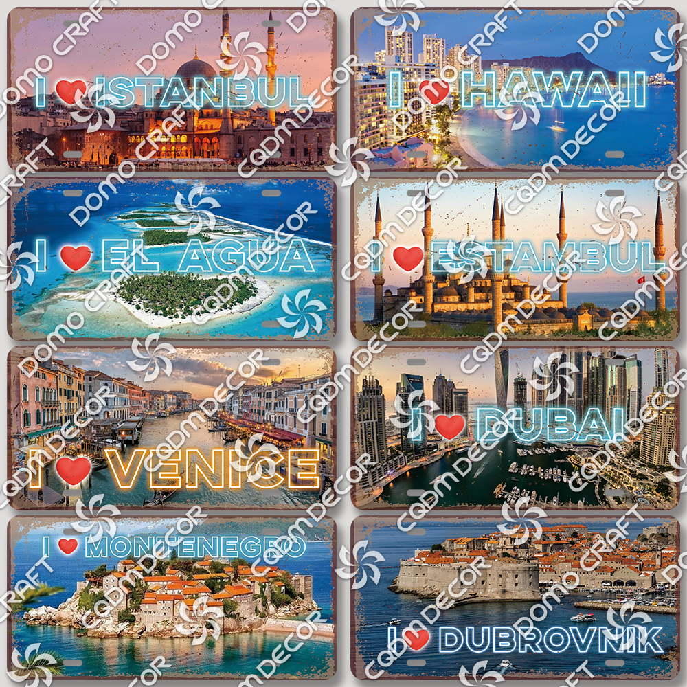 Famous City Landscape Poster L - Home Decor Vietnam ulasan dan harga