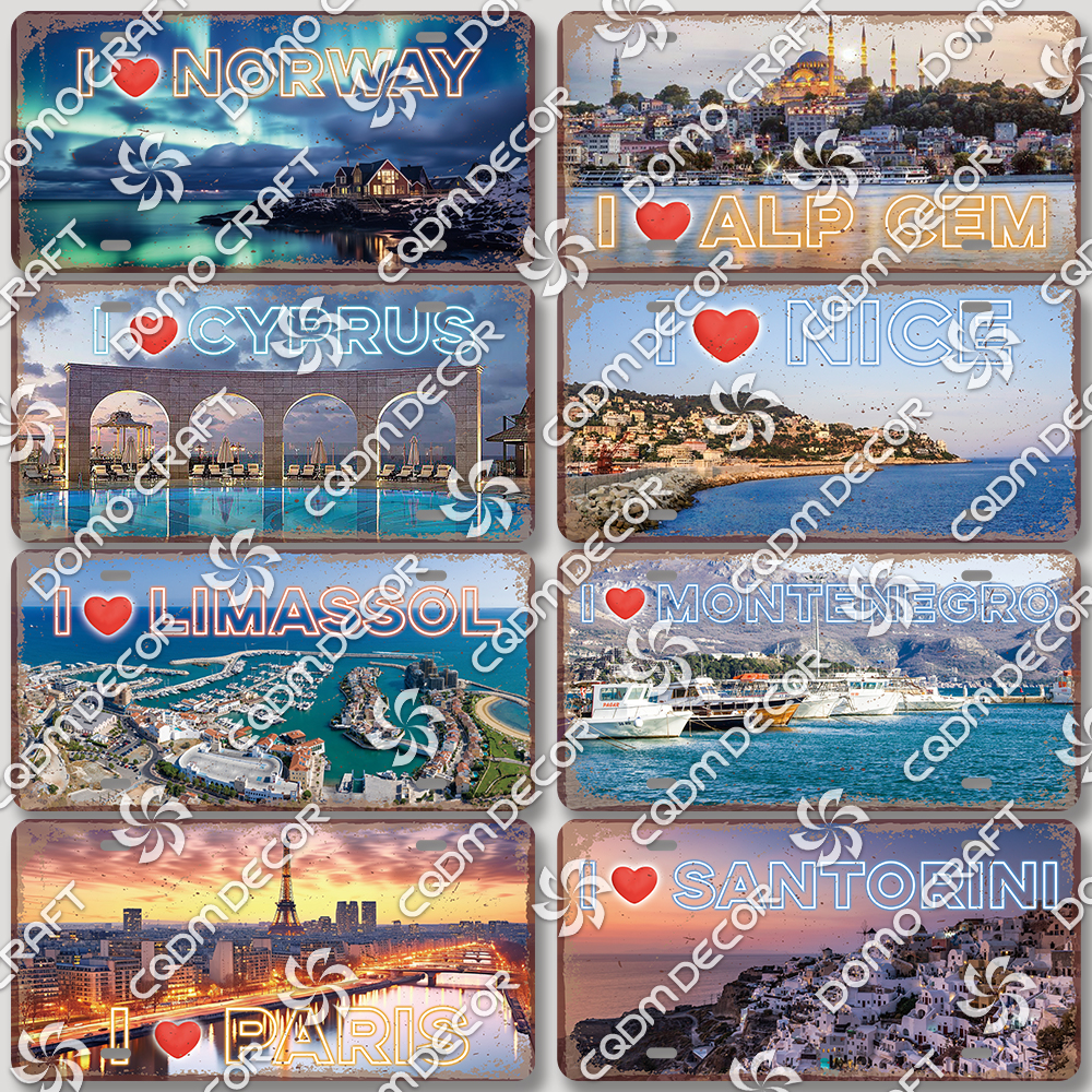 Famous City Landscape Poster L - Home Decor Vietnam ulasan dan harga