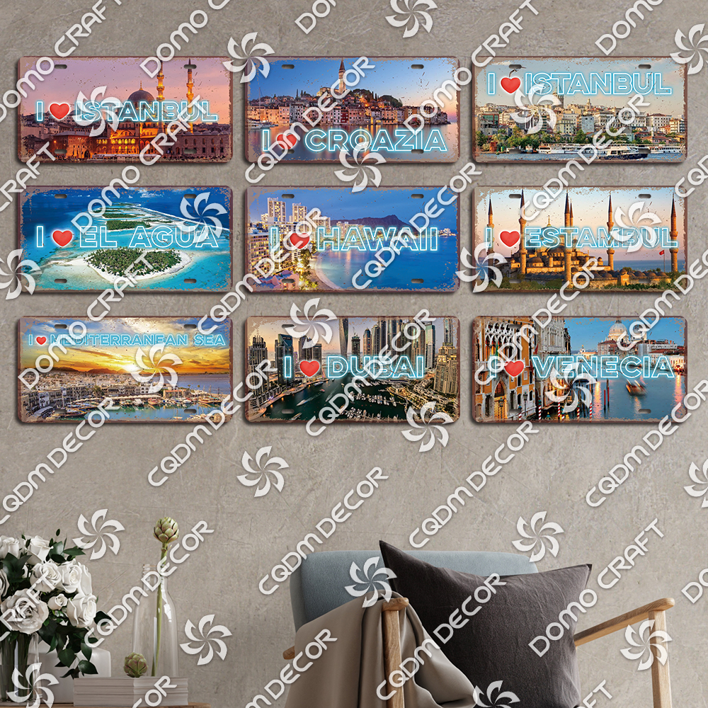 Famous City Landscape Poster L - Home Decor Vietnam ulasan dan harga
