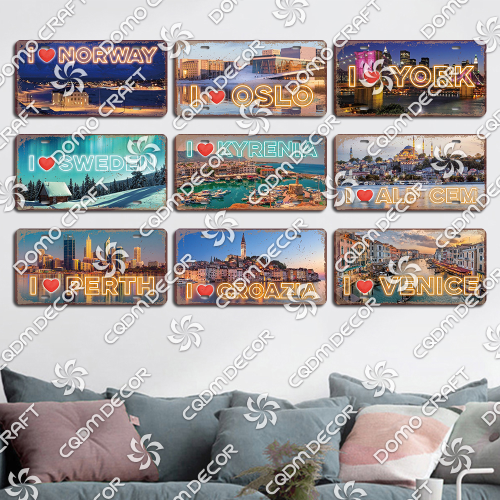 Famous City Landscape Poster L - Home Decor Vietnam ulasan dan harga