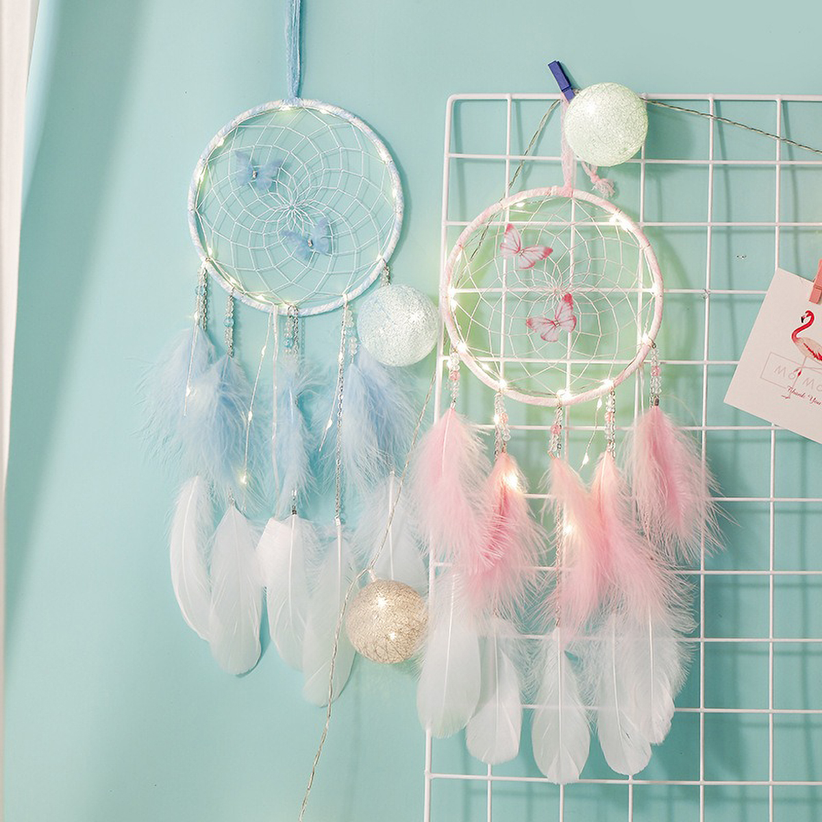 Colorful Boho Dreamcatcher - H - Boho Wind Chimes ulasan dan harga