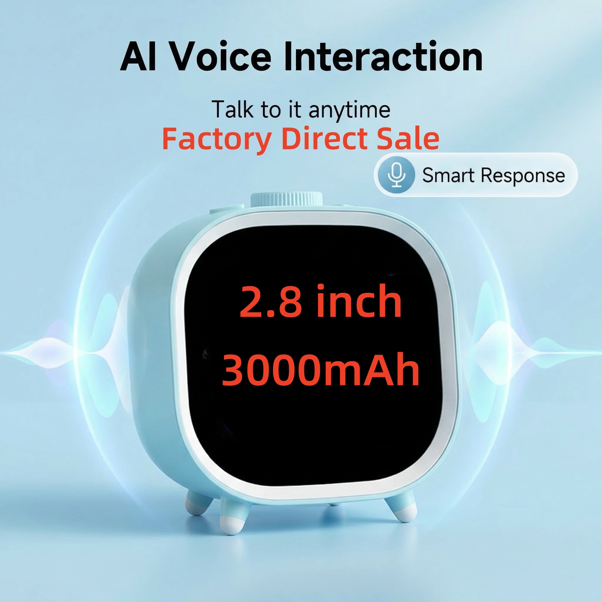 AI Voice Smart Alarm Clock WiF - Home Decor Ai Free ulasan dan harga