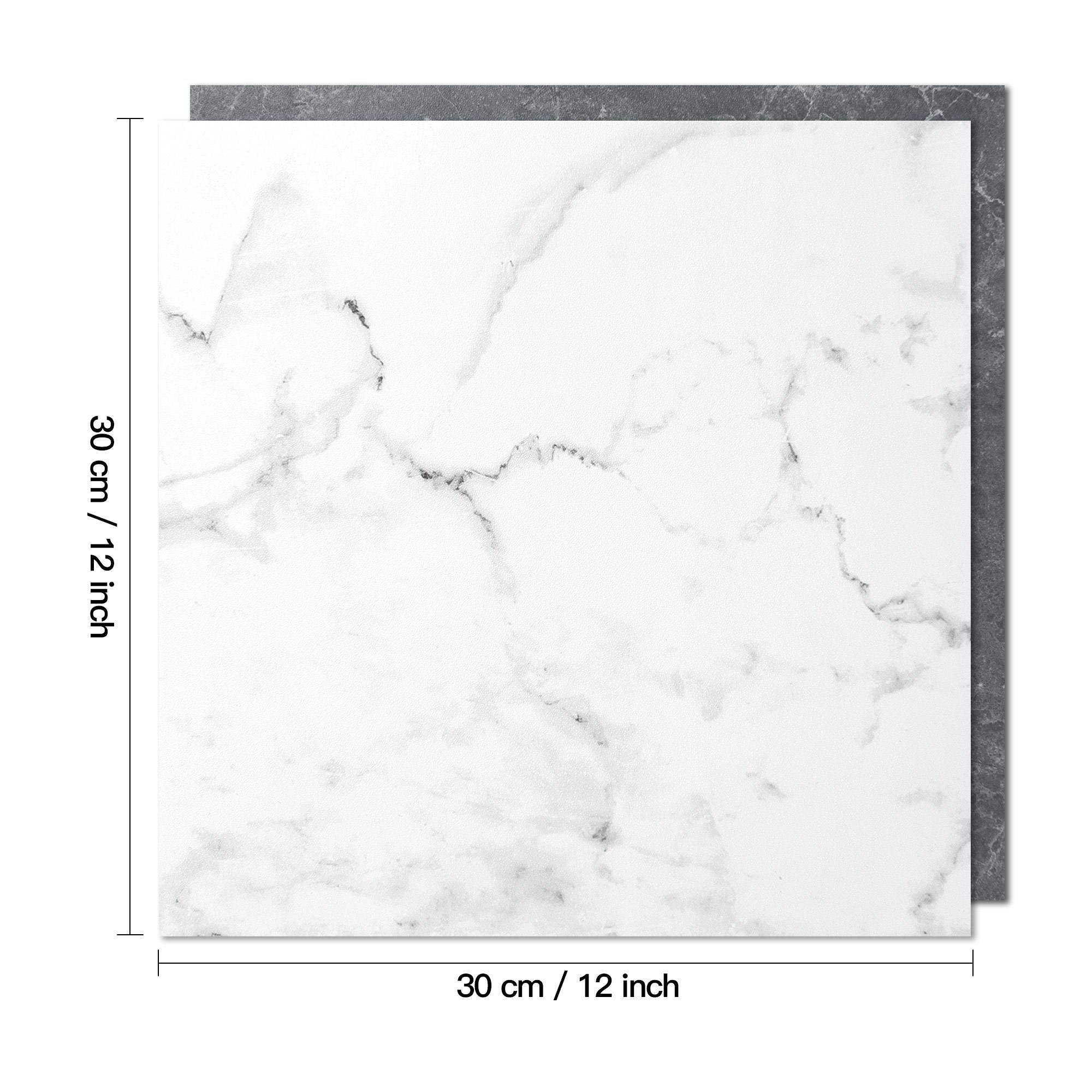 30-tiles Vinyl Flooring Marble - Home Decor Vinyl Flooring ulasan dan harga