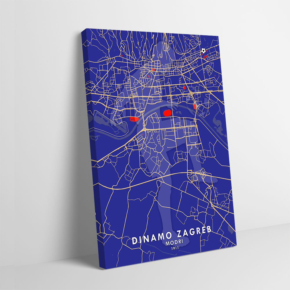 Dinamo Zagreb Poster Customiza - Home Decor Zagreb ulasan dan harga