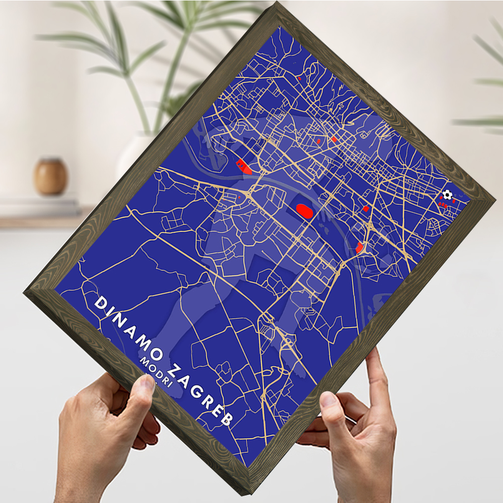Dinamo Zagreb Poster Customiza - Home Decor Zagreb ulasan dan harga