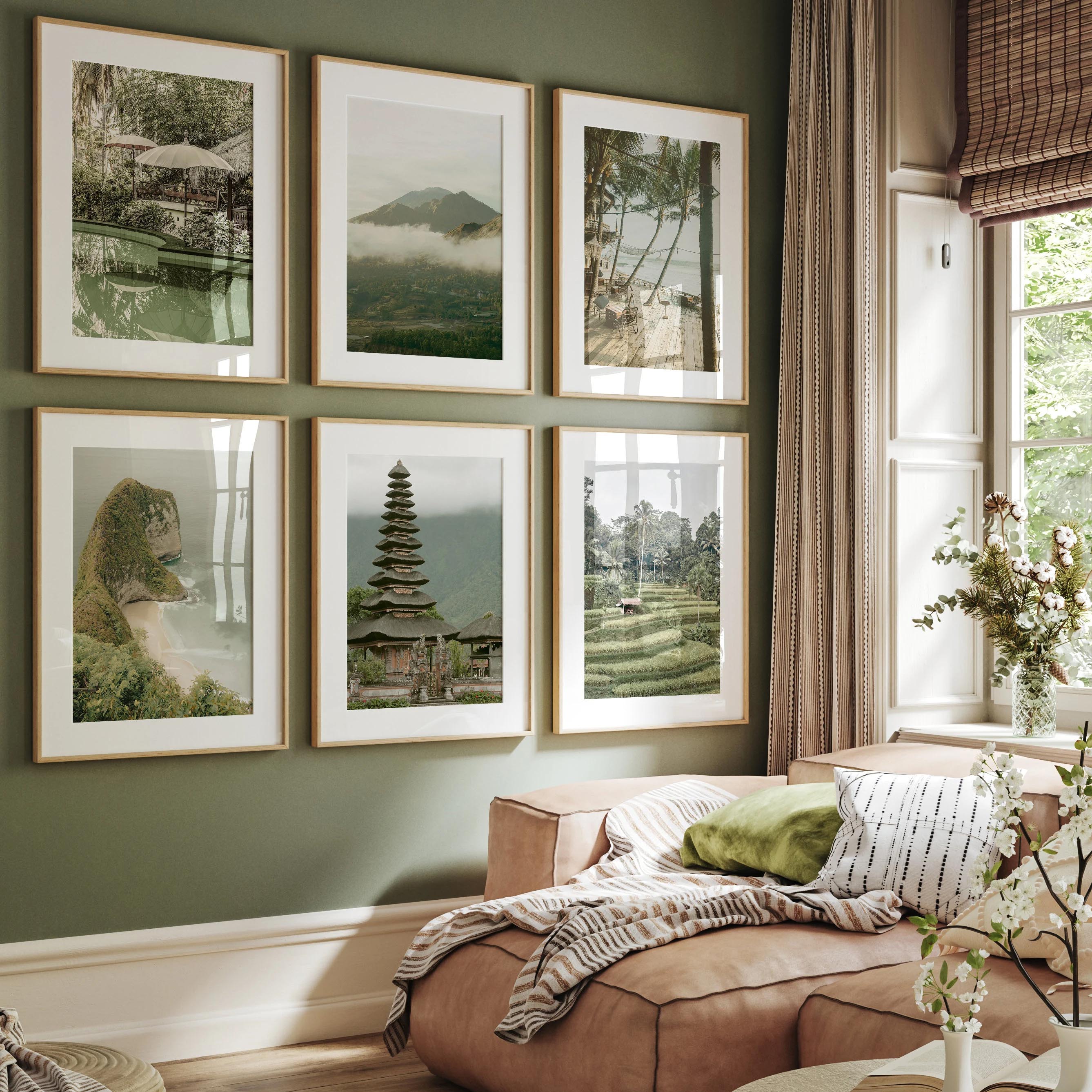 1pc Bali Canvas Art Print - Se - Home Decor Bali ulasan dan harga