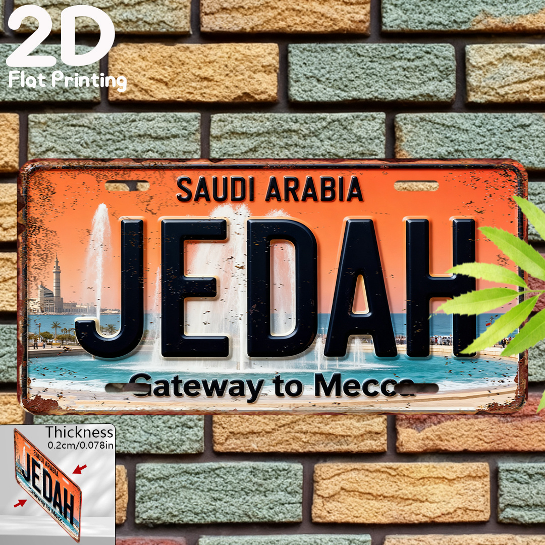 2D Flat Vintage Sign, Decorati - Home Decor Jeddah ulasan dan harga