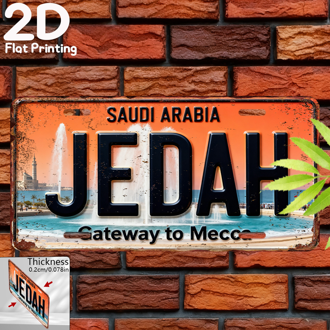 2D Flat Vintage Sign, Decorati - Home Decor Jeddah ulasan dan harga